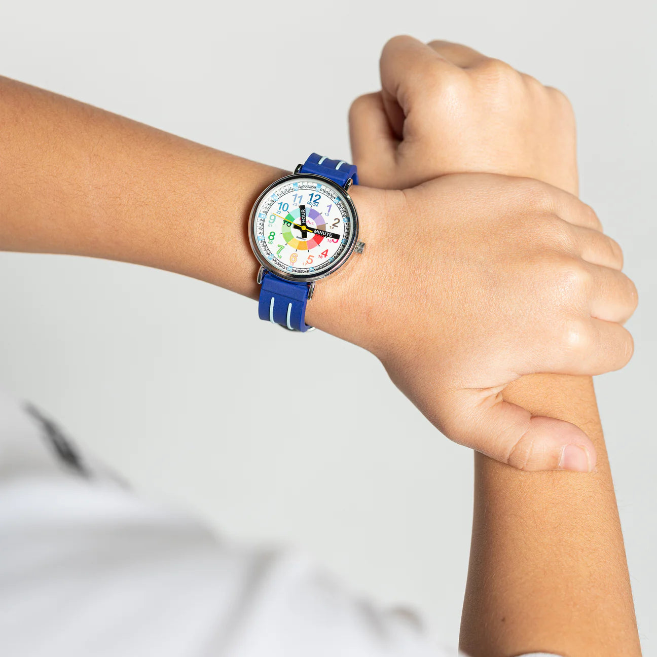 Reloj para aprender la hora Kiddus - Blue