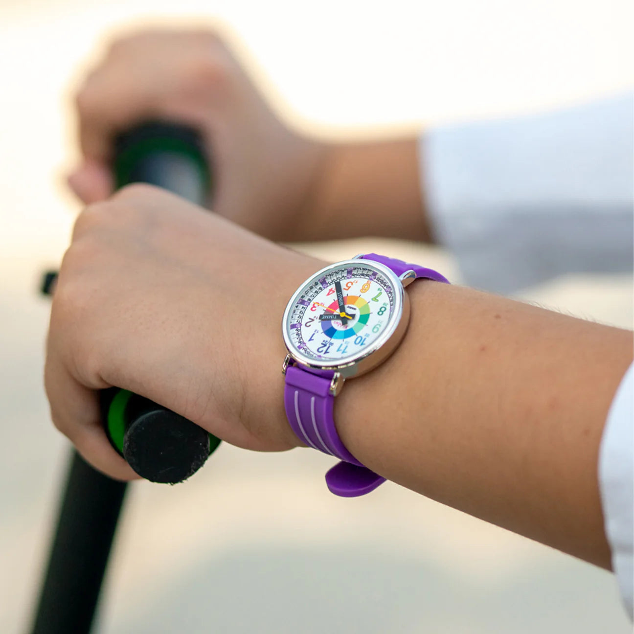 Reloj para aprender la hora Kiddus - Purple