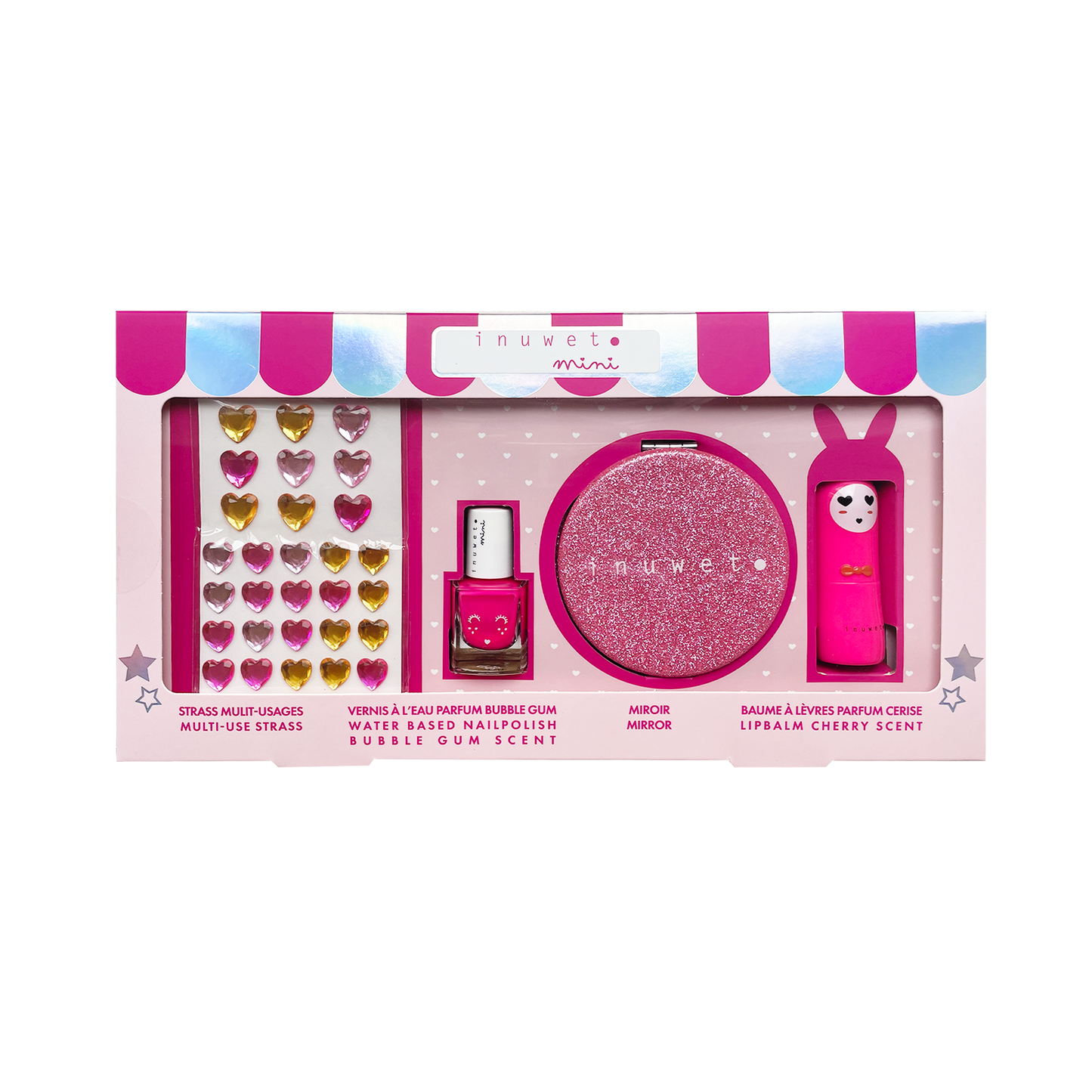 Mini set glitter ROSA Inuwet