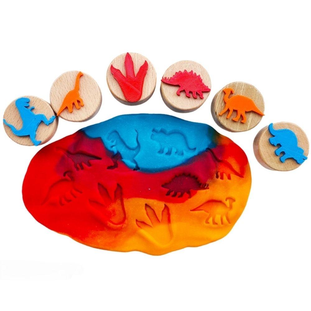 Sellos de madera dinosaurios ChildGen