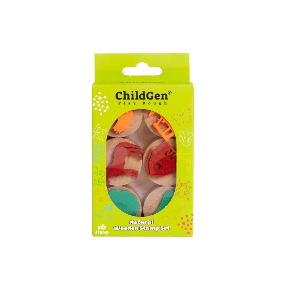 Sellos de madera granja ChildGen