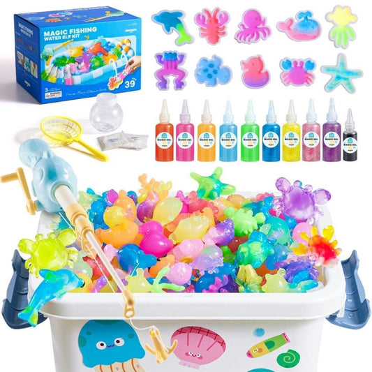 Set figuras de gel 3D en agua - Jar Meló