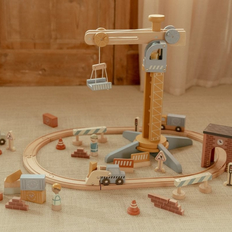 Set construcción con grúa Little Dutch