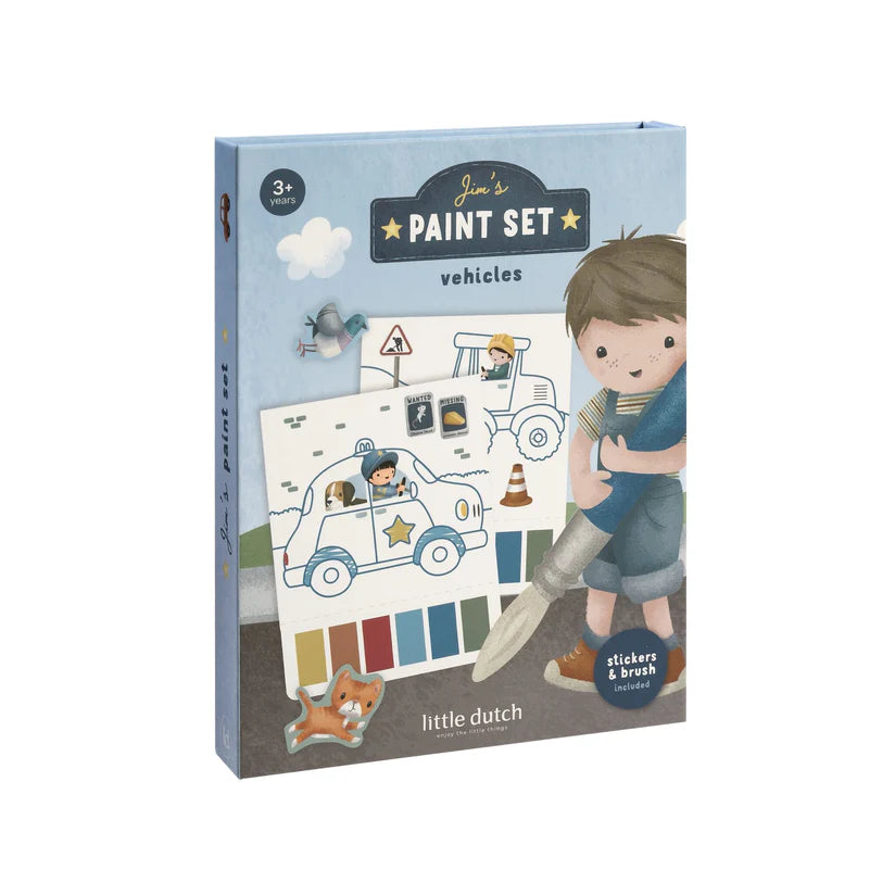 Set de pintura Little Dutch - Jim Vehículos