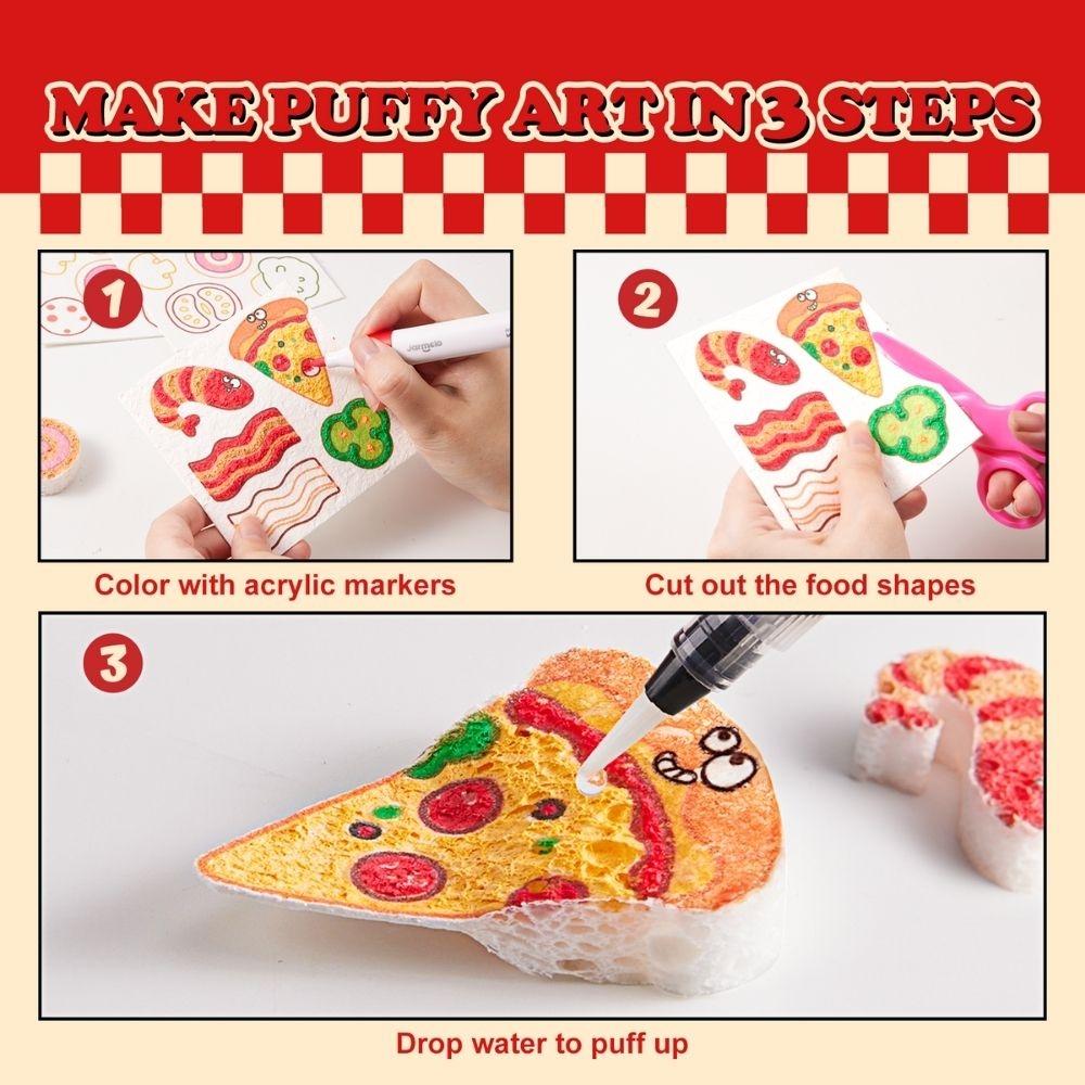 Set pintura en espuma pizza - Jar Meló