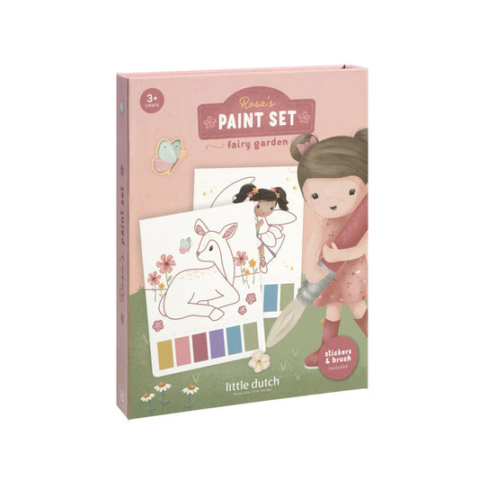 Set de pintura Little Dutch - Rosa Fairy Garden