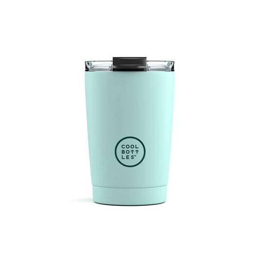 Vaso de Acero Inoxidable 330ml Cool Bottles Colors - Pastel Sky