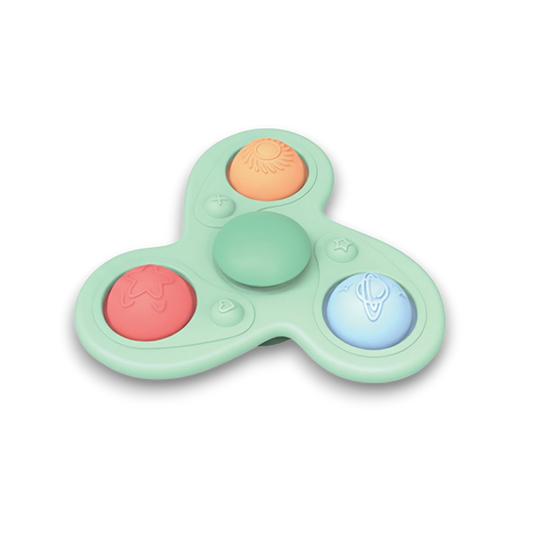 Juguete sensorial Spinner Space Green - Little L