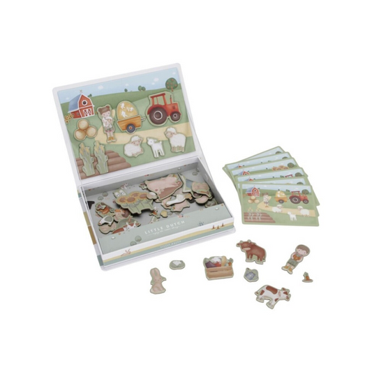 Puzzle tablero magnético Pequeña Granja Little Dutch