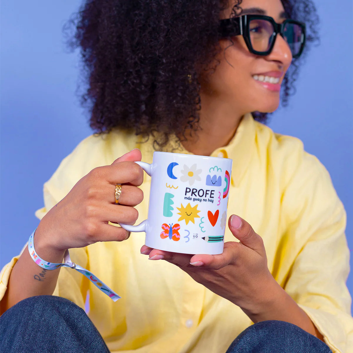 Taza "Profe más guay no hay"
