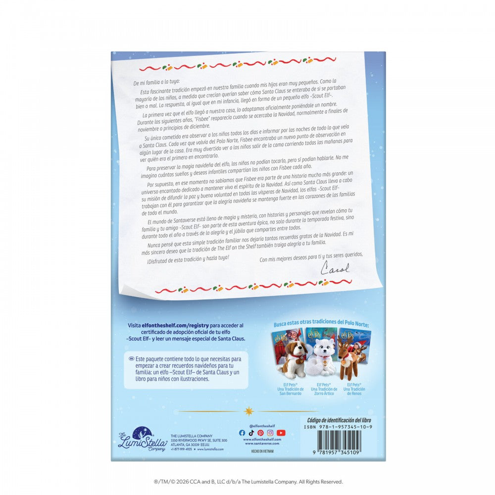 The Elf on the Shelf. Cuento y Muñeco Articulado Elfo Niño