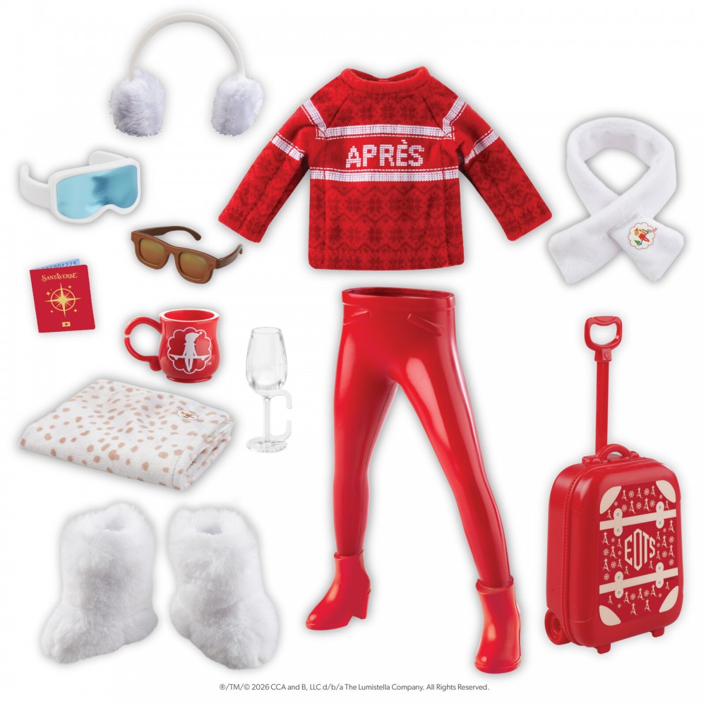 The Elf on the Shelf. Vestuario Magic Freeze, Après Ski