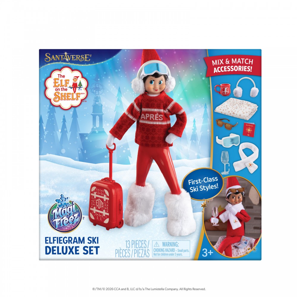 The Elf on the Shelf. Vestuario Magic Freeze, Après Ski