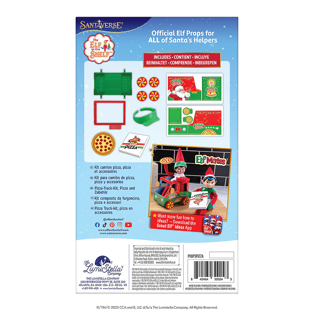 The Elf on the Shelf. Accesorios Polares, Repartidor de Pizzas
