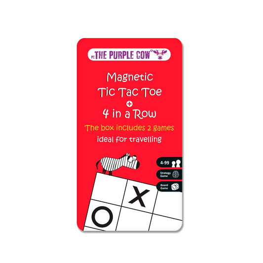 TO GO: Tic Tac Toe + 4 en raya Magnéticos - The Purple Cow