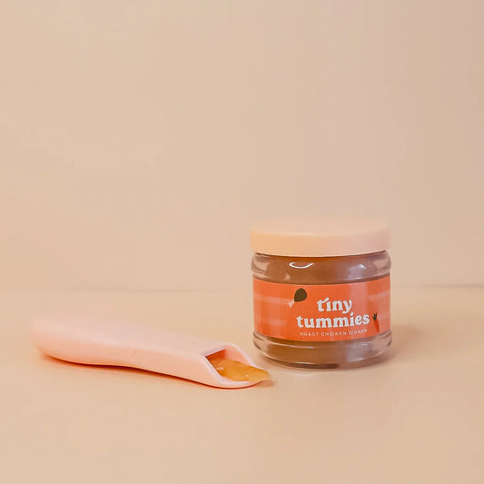 Set potito y cuchara Tiny Tummies Roast Chicken - Tiny Harlow