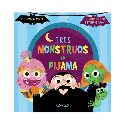 Tres monstruos en pijama