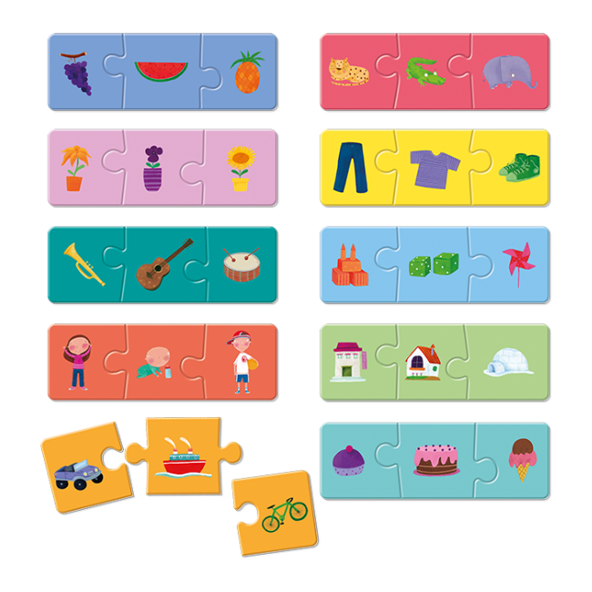 Trio Montessori – Familias Lògicas Ludattica