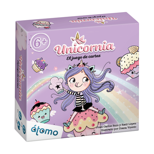 Juego de cartas Unicornia Átomo