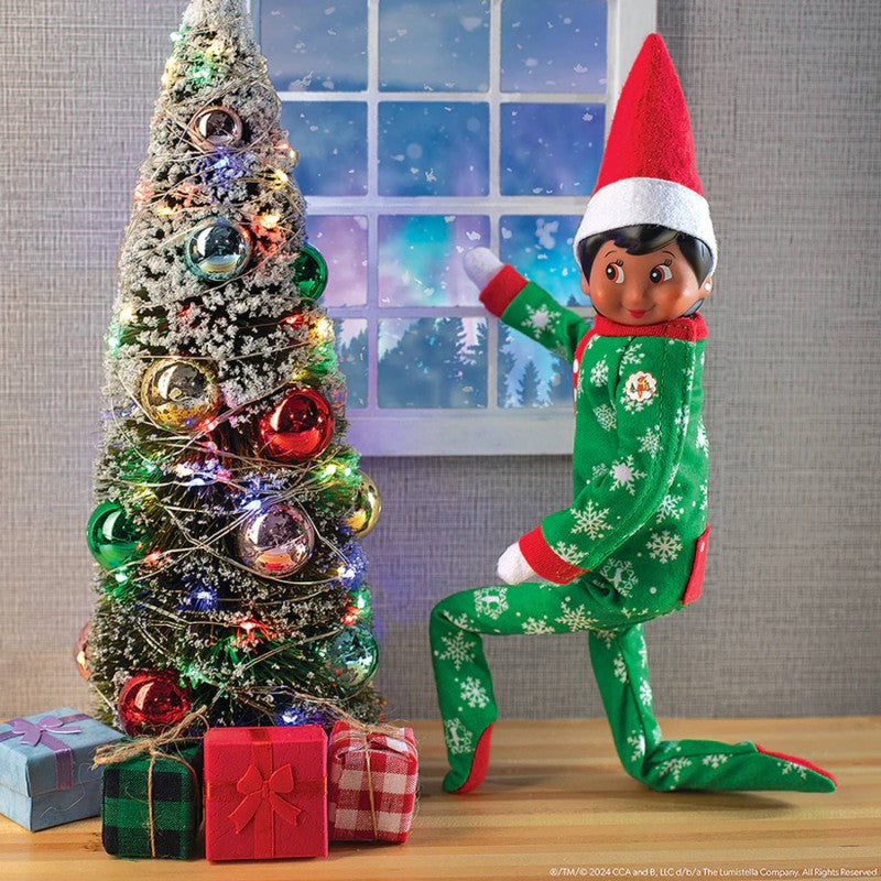 The Elf on the Shelf: Accesorios Polares Vestuario Claus, Pijama Copos de Nieve