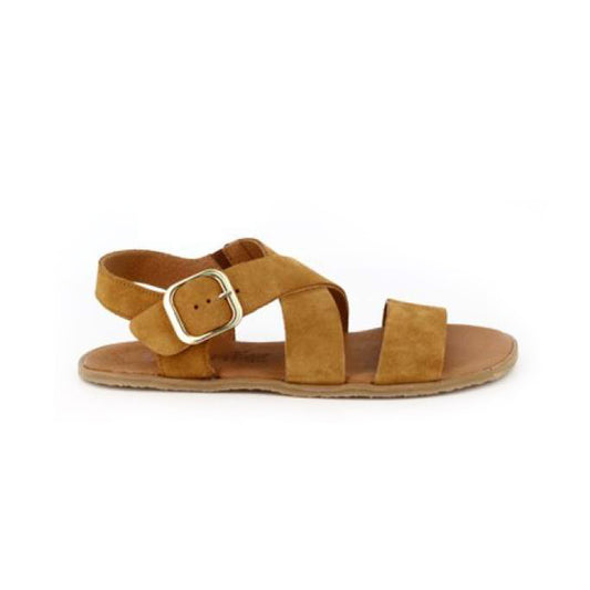 Sandalias Barefoot Adulto Vivant - Lino Serraje Whisky