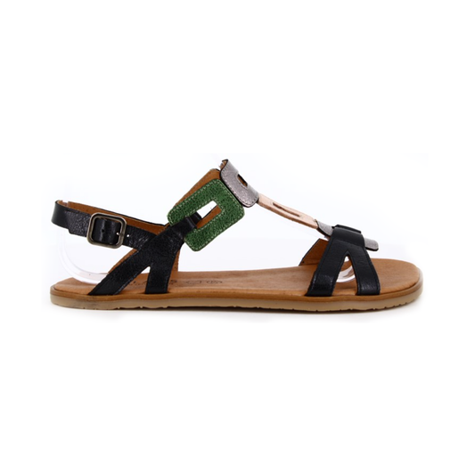 Sandalias Barefoot Adulto Vivant - Musa Metal Negro