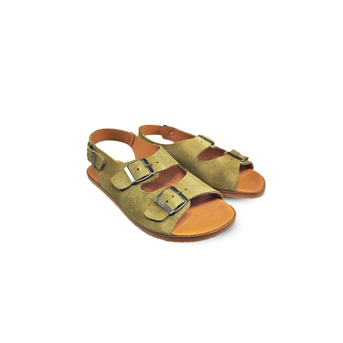 Sandalias Barefoot Adulto Vivant - Semilla Serraje Kaki