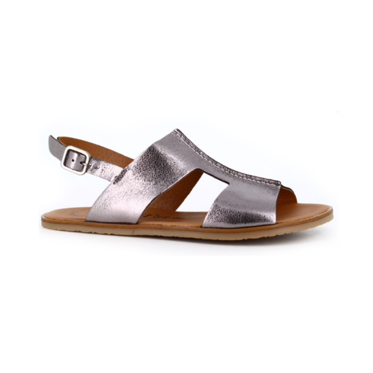Sandalias Barefoot Adulto Vivant - Senda Metal Acero