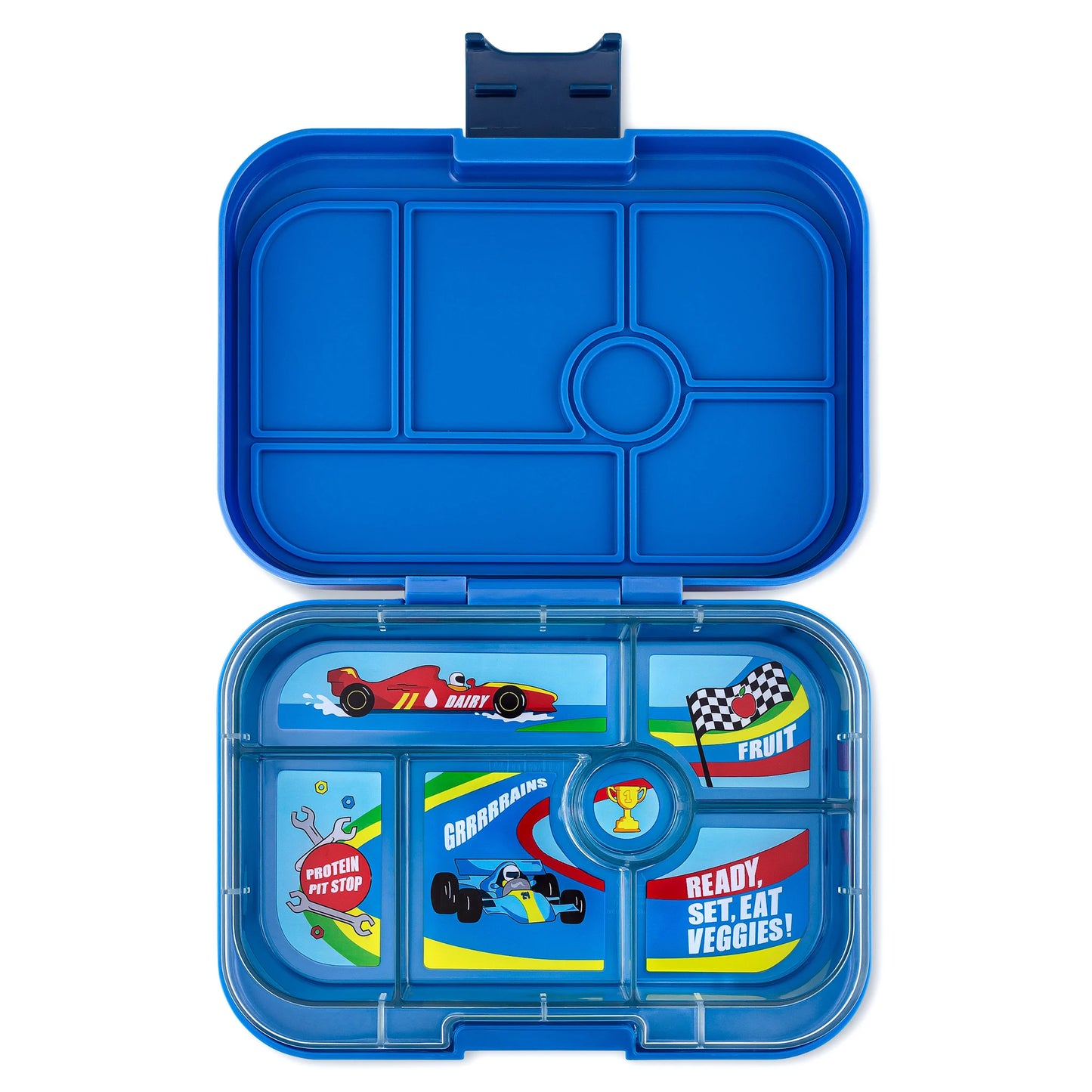 Fiambrera Yumbox Original Race Cars Surf Blue