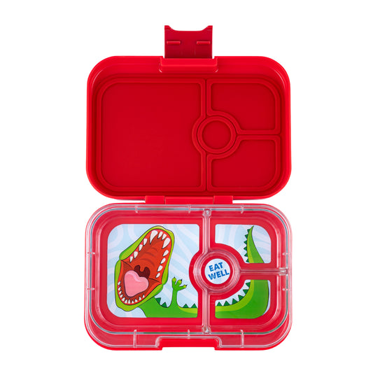 Fiambrera Yumbox Panino Dinosaur Wow Red