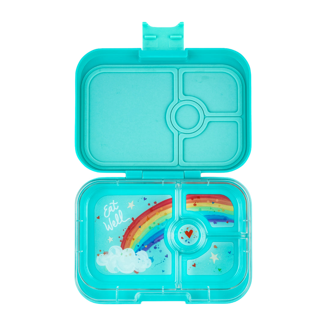 Fiambrera Yumbox Panino Rainbow Misty Aqua