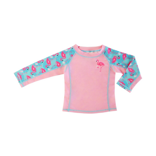 Camiseta UPF 50 Flamingo Zoocchini