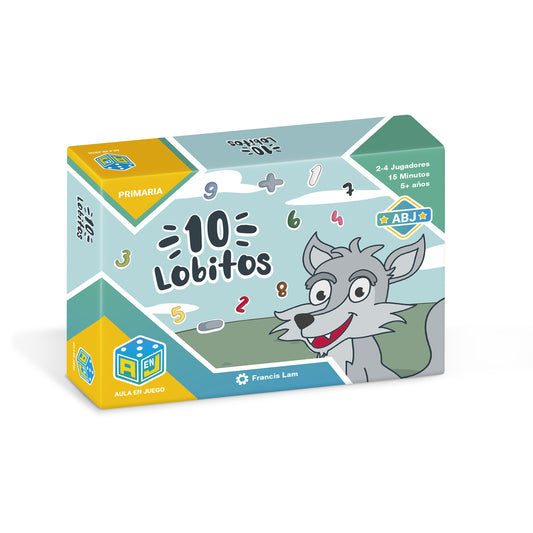 Juego matemático 10 lobitos Átomo