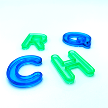 Cargar imagen en el visor de la galería, 52 letras mayúsculas traslúcidas en 2 colores TToys
