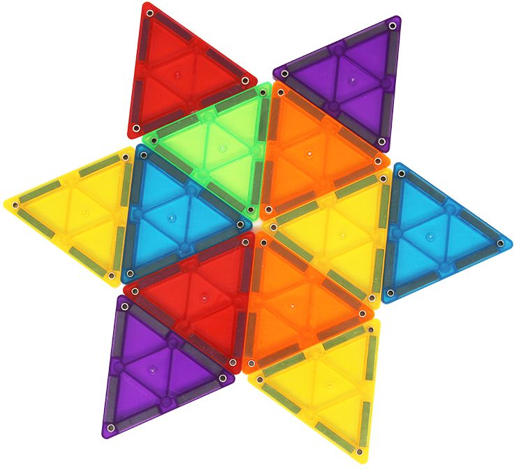Imanix set 20 triángulos Braintoys