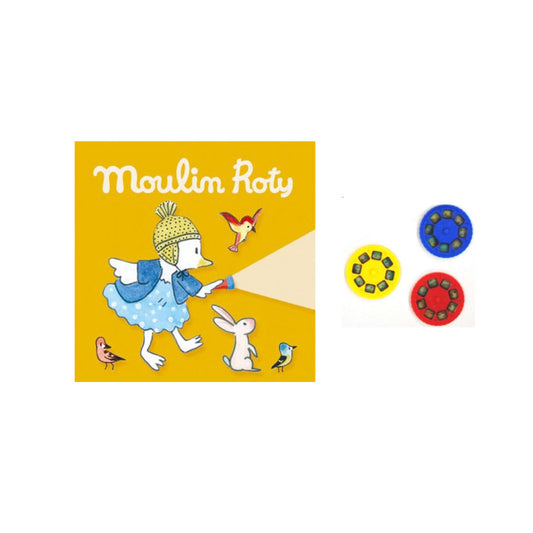 Discos x3 para Linterna Proyector La Gran Familia Moulin Roty