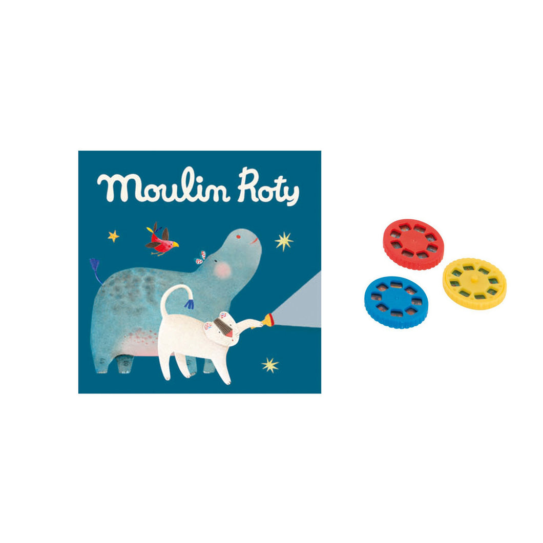 Discos x3 para Linterna Proyector Le Papoum Moulin Roty