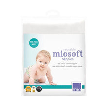 Cargar imagen en el visor de la galería, Pack 4 Pañales de tela predoblado miosoft BambinoMio
