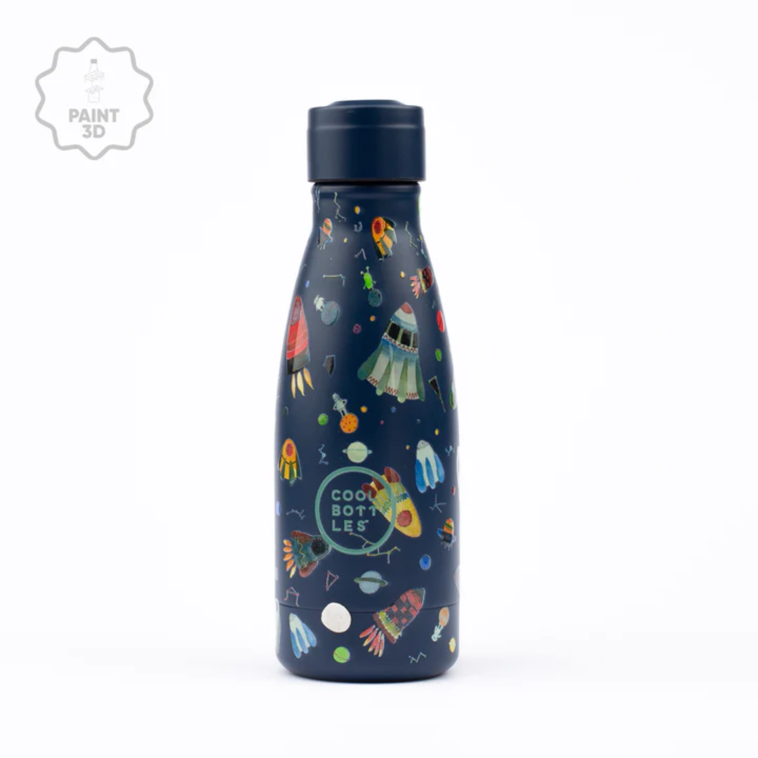 Botella acero inoxidable térmica 260ml Cool Bottles Space Rockets