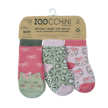 Cargar imagen en el visor de la galería, Pack calcetines antideslizantes 0-24 meses Zoocchini Leopardo
