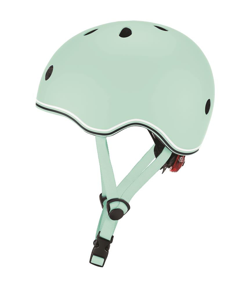 Casco Go Up Globber Verde Pastel