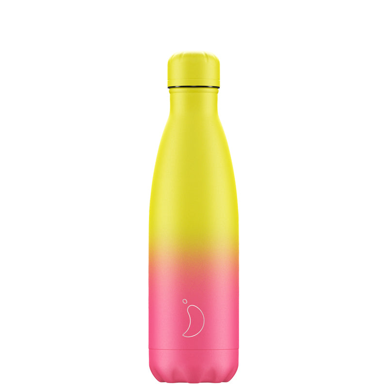 Botella acero inoxidable térmica 500ml Chilly's Gradient Neon
