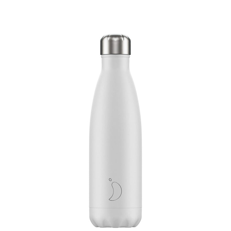 Botella acero inoxidable térmica 500ml Chilly's Blanca