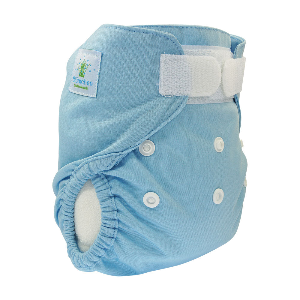 Cobertor recién nacido slimfit Blümchen Azul