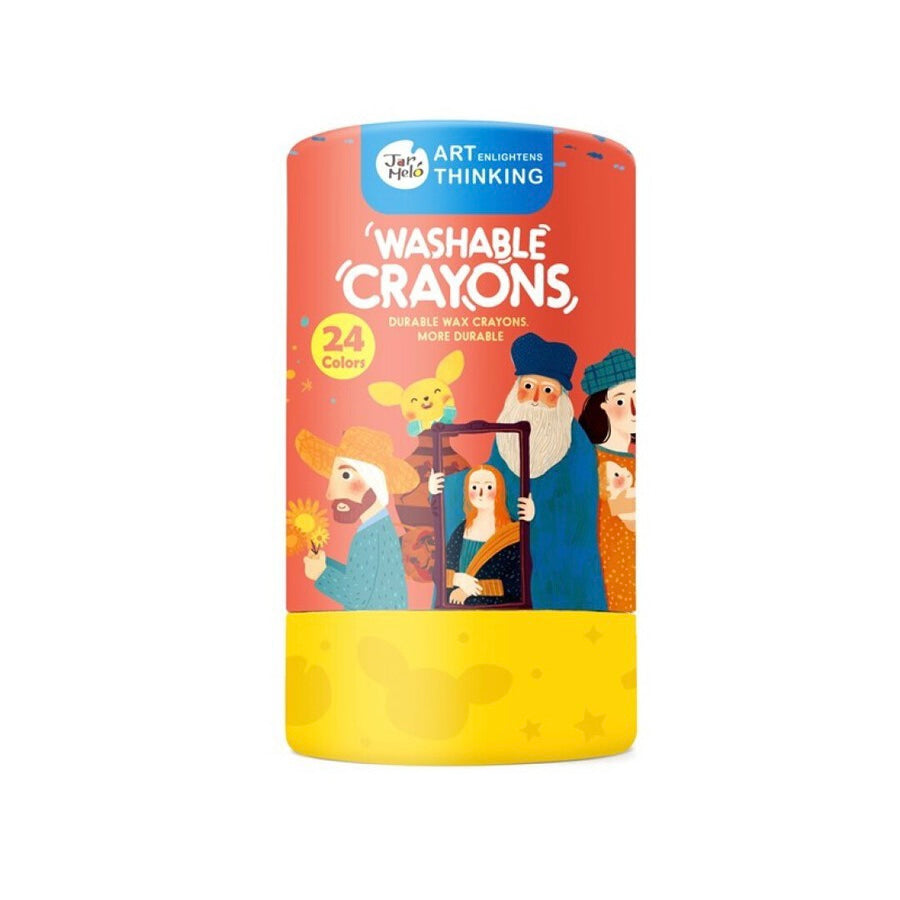 Crayones lavables - 24 unidades Jar Meló