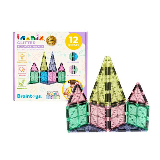 Imanix Glitter 12 piezas Braintoys