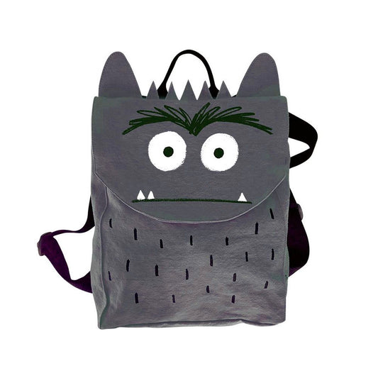 Mochila infantil Monstruo de Colores gris