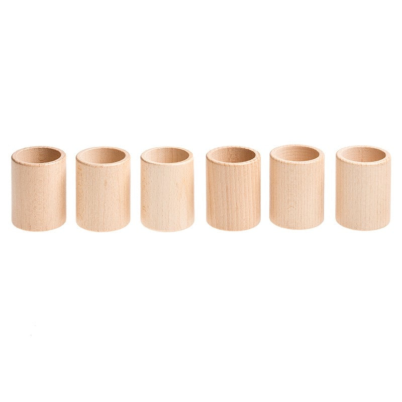 Juego heurístico. Cubilete de madera x1 Grapat
