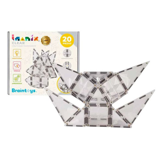 Imanix Clear 20 piezas Braintoys