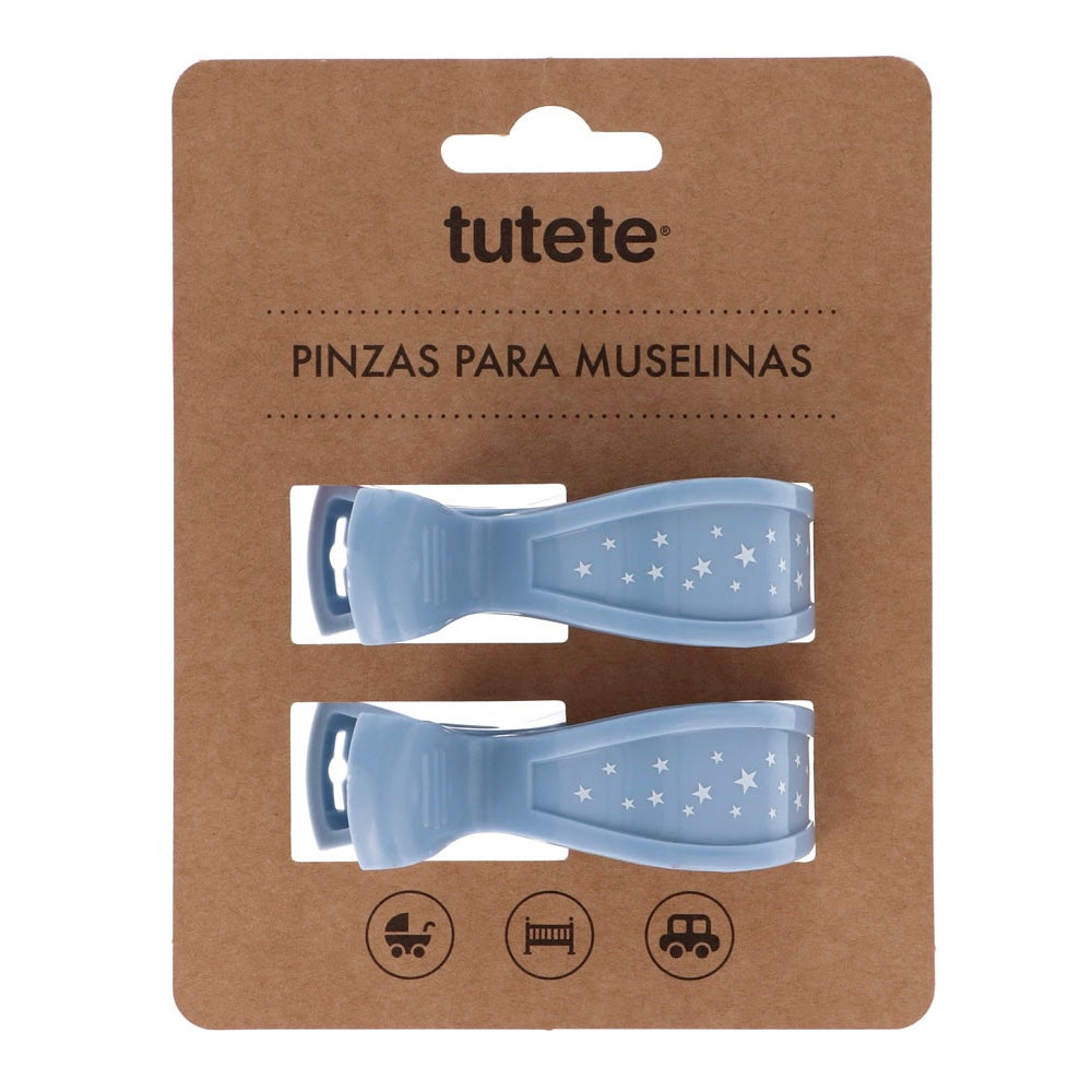 Pack 2 pinzas para muselinas Niagara